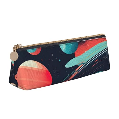 QIN&ZHENG Space Planets Bedruckte modische dreieckige Ledertasche, leicht, Kosmetiktasche, Volldruck, kompakter Organizer, weiß, Einheitsgröße, stilvoll, weiß, Einheitsgröße, stilvoll, Weiß, One Size, QIN&ZHENG Space Planets Bedruckte modische dreieckige Ledertasche, leicht, Kosmetiktasche, Volldruck, kompakter Organizer, weiß, Einheitsgröße, stilvoll, weiß, Einheitsgröße, stilvoll, Weiß, One Size, von QIN&ZHENG