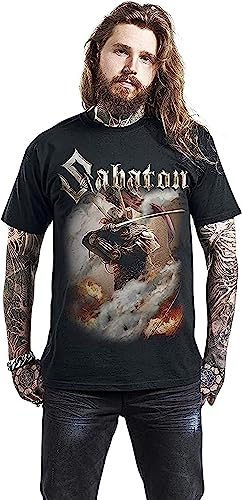 Fashion Sabaton Shiroyama T-Shirt Casual T Shirts Men O Neck New Brand Shirts Short Sleeve Printed T-Shirt(3X-Large) von QING36HONG