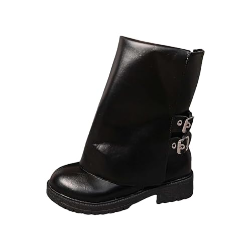 Chelsea Boots Damen,Women Cowboy Boots Fashion Ladies Wide Calf Ankle Boots Short Boots Single Shoes for Party Prom von QINQNC