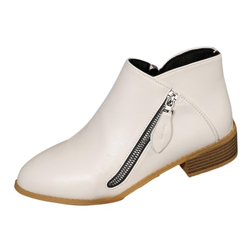 QINQNC Cowboystiefel Damen,Women's Cowboy Cowgirl Boots Zipper Tassels Short Western Boots Low Chunky Heel Pointed Toe Ankle Booties QINQNC Cowboystiefel Damen,Women's Cowboy Cowgirl Boots Zipper Tassels Short Western Boots Low Chunky Heel Pointed Toe Ankle Booties von QINQNC