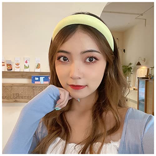 Stirnband Damen Haarreifen Net Rotes Haar Ornament Schädel Top Schwamm Kopf Reifen Rand Haar Bündel Kopfschmuck Haarspange Vintage Haarspange Stirnband(4026Hair band) von QINYUML