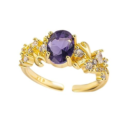 QINZITAO Elegante, verstellbare offene Ringe, modisches verstellbares Ring-Accessoire mit floralen Designs für jeden Anlass QINZITAO Elegante, verstellbare offene Ringe, modisches verstellbares Ring-Accessoire mit floralen Designs für jeden Anlass von QINZITAO