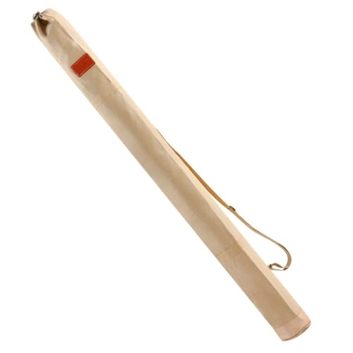 QIUPFGUT Fishing Rutentasche mit Schultergurt,Rutentasche Rod Case Angelkoffer Futteral,Große Kapazität Angeltasche,Leinwand, Lange Angeltasche(Gelb) (Gelb 1.2M) von QIUPFGUT