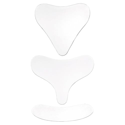 3 Stück Silikon-Anti-Falten-Aufkleber, Wiederverwendbare Anti-Aging-Pflaster, Anti-Aging-Pflaster, Verbessern Falten Und Straffen Die Haut. von QIXNBL