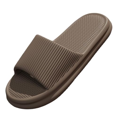 Große Größe Badeschuhe Frauen Sommer Männer Indoor-Baden rutschfeste Sandalen nach Hause Haushalt kühle Hausschuhe Männer Sommer Großhandel (Kaffeefarbe,35) von QIXUJAK