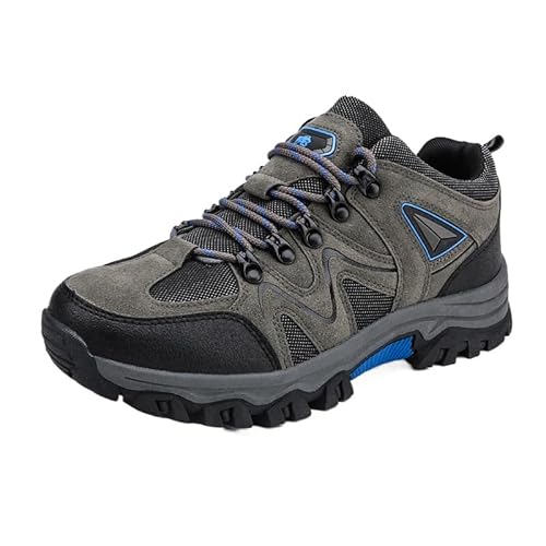 QIXUJAK Damen Herren Wanderschuhe wasserdichte Trail Running Trekkingschuhe (Grau,40) von QIXUJAK