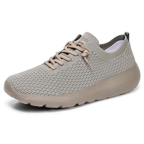 QIXUJAK Damen Sneaker Atmungsaktiv Laufschuhe Damen Turnschuhe Schnürer Leichte Stoßfest Mode Sportschuhe Walkingschuhe Straßenlaufschuhe Outdoor Athletisch Unisex Sneaker (Männlich - Grün,39) von QIXUJAK