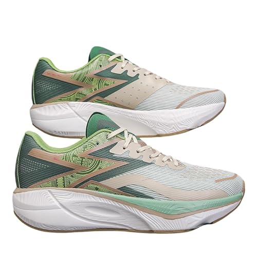 QIXUJAK Herren Turnschuhe Damen Teenager Sneaker Bequeme Sportschuhe Laufschuhe Tennis Fitness Jogging Walkingschuhe Leichtgewichts Atmungsaktiv Straßenlaufschuhe (Grün,43) von QIXUJAK