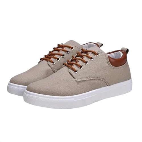 QIXUJAK Orthopädische Bequemschuhe - Herren Loafer Slip On Schuhe Modische Lässige rutschfeste Sneakers Weiche Bequeme und Atmungsaktive Sportschuhe (R009 Grau,42) von QIXUJAK