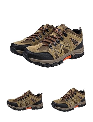 QIXUJAK Orthotrip - Ergonomische Schmerzlindernde Komfortschuhe, Orthotrip Schuhe, Ergonomische Und Schmerzlindernde Schuhe Atmungsaktive Turnschuhe Für Outdoor Und Freizeit (Braun,45) von QIXUJAK