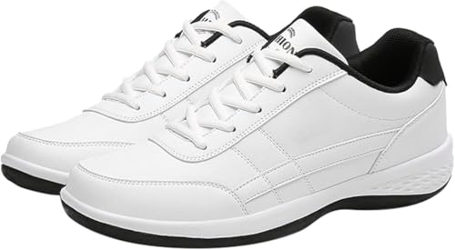 Universal Sports Shoes Herren Leichte Sportschuhe Herren Breite Laufschuhe rutschfeste Sportschuhe Bequeme Freizeitschuhe Verschleißfestes Gehen (Weiß,41) von QIXUJAK