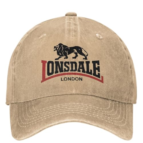 Lonsdales London Denim Baseballkappe Männer Erwachsene Design Hip Hop Hüte Sommer Mode Running Snapback Cap Geschenk von QIYAEUA