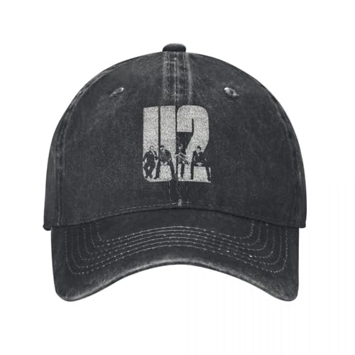 QIYAEUA U2 Musik Vintage Baseball Caps Vintage Distressed Denim Washed Sun Cap Unisex Outdoor Sommer Hüte Cap Geschenk QIYAEUA U2 Musik Vintage Baseball Caps Vintage Distressed Denim Washed Sun Cap Unisex Outdoor Sommer Hüte Cap Geschenk von QIYAEUA