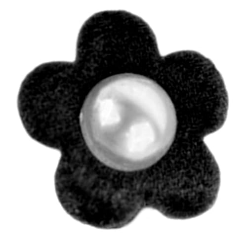 Mädchen Pony Clip Haarnadel Beflockung Mini Kopfschmuck Haar Kopfbedeckung Blume Beflockung Blume Haarnadel Beflockung Haarspange von QIYUDUOLA