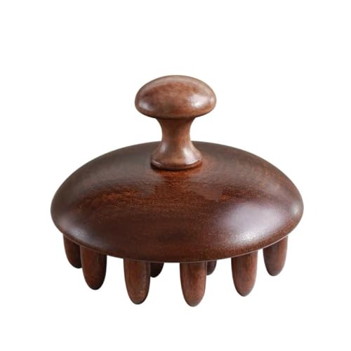 Lockenkamm, breiter Zahnkamm, Holzkamm, glatter Haarkamm, Retro-Kopfmassagekamm, Kopfhaut-Meridiankamm, täglicher Heimmassagekamm, kleiner Zahnkamm for Haare von QJFORU