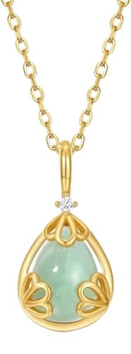 QJFORU Silber Jade Halskette,Jade Anhänger,Sterling Silber Halskette for Frauen Jade Weiß Kristall Charm Choker Anhänger Echtgold Schmuck QJFORU Silber Jade Halskette,Jade Anhänger,Sterling Silber Halskette for Frauen Jade Weiß Kristall Charm Choker Anhänger Echtgold Schmuck von QJFORU