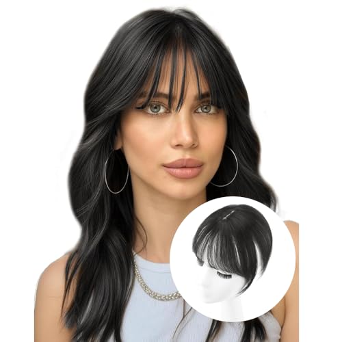 QKEPCY 3D Air Bangs Extension Clip In Pony Haarteil Echthaar Front Hair Air Bangs mit Schläfen Remy Fringe One Piece Clip in Pony Natürliche Bangs für Frauen QKEPCY 3D Air Bangs Extension Clip In Pony Haarteil Echthaar Front Hair Air Bangs mit Schläfen Remy Fringe One Piece Clip in Pony Natürliche Bangs für Frauen von QKEPCY