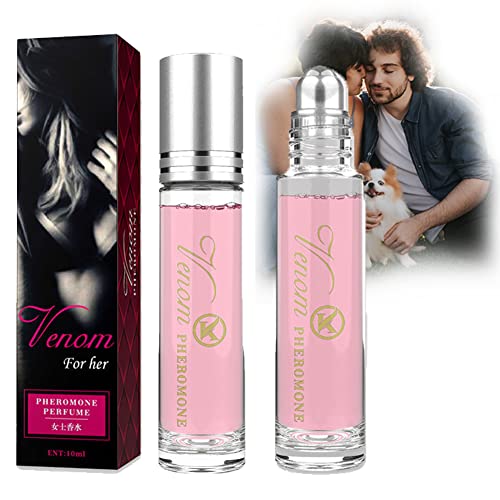 Phero Perfumes for Women, Venom Pheromone Perfume for Women to Attract Men, Lunex Pheromone Perfume, Venom Scent Perfume Oil, Nouveau Phero Perfume, Venom Scents Pheromones for Women (Pink-20ML) von QKKO