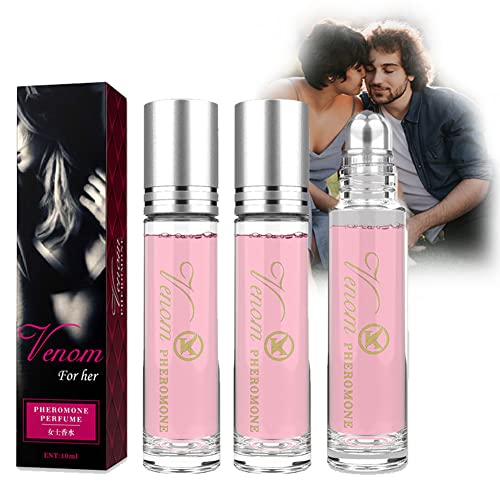 Phero Perfumes for Women, Venom Pheromone Perfume for Women to Attract Men, Lunex Pheromone Perfume, Venom Scent Perfume Oil, Nouveau Phero Perfume, Venom Scents Pheromones for Women (Pink-30ML) von QKKO