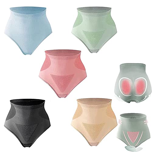 QKKO Merira Graphene Honeycomb Vaginal Tightening & Body Shaping Slips, SLIMORYPRO Slimlift Graphene Honeycomb Unterwäsche Damen (5pcs-muti2,L(100-140)) von QKKO