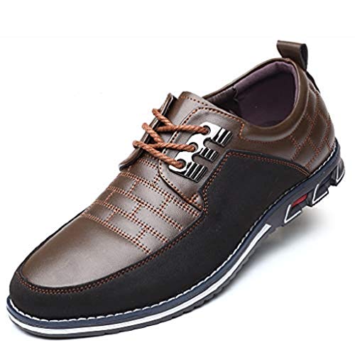 Harvards - Herrenschuhe aus Leder, Hybridschuhe (42, Braun) von QKU