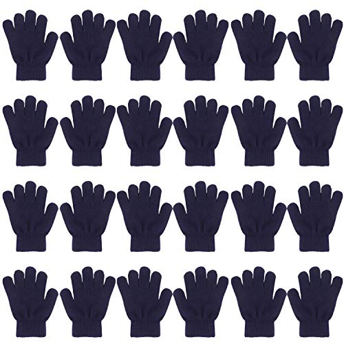 QKURT 12 Paare von Kinderhandschuhe, Magische Stretch Handschuhe Voller Finger Kinder Handschuhe für 3~6 Jahre alte Kinder Mädchen Jungen von QKURT