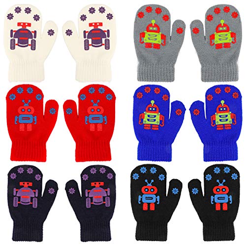 QKURT 6 Paare Toddler Stretch Vollfinger Handschuhe, Winter Unisex kinder winterhandschuhe Little Boys Soft Strickhandschuhe Fäustlinge kinder winterhandschuhe für 2~5 Jahre alte Kinder QKURT 6 Paare Toddler Stretch Vollfinger Handschuhe, Winter Unisex kinder winterhandschuhe Little Boys Soft Strickhandschuhe Fäustlinge kinder winterhandschuhe für 2~5 Jahre alte Kinder von QKURT