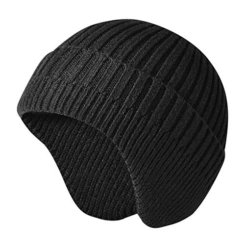 QKURT Wintermütze, Unisex Strickmütze Beanie Mütze Winter klassisches Design Mütze für Herren Damen in vielen Farben, one Size von QKURT