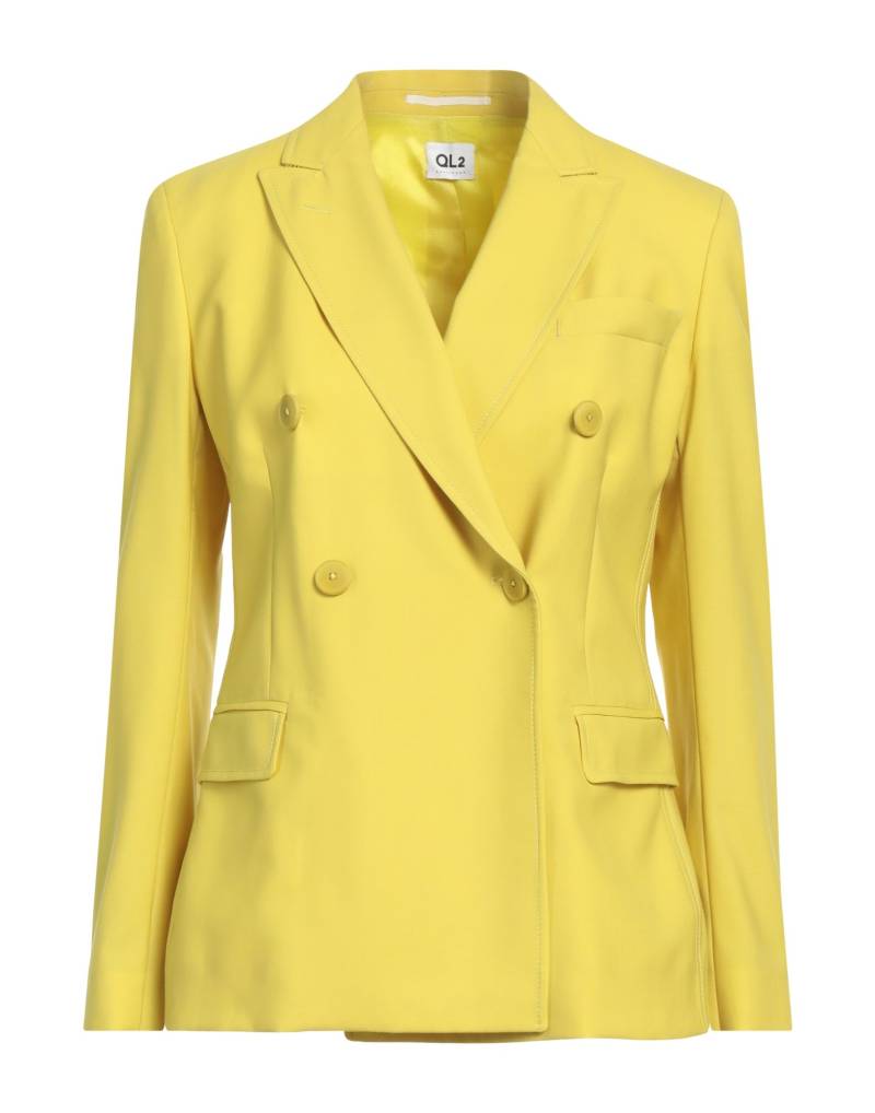 QL2  QUELLEDUE Blazer Damen Gelb von QL2  QUELLEDUE