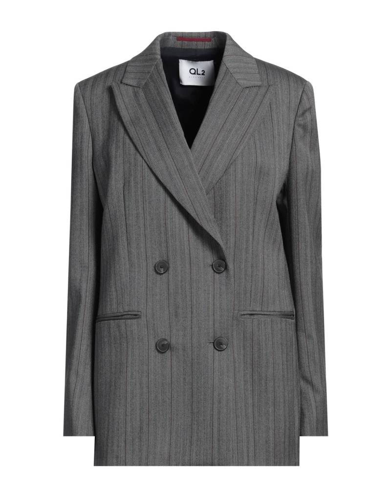 QL2  QUELLEDUE Blazer Damen Grau von QL2  QUELLEDUE