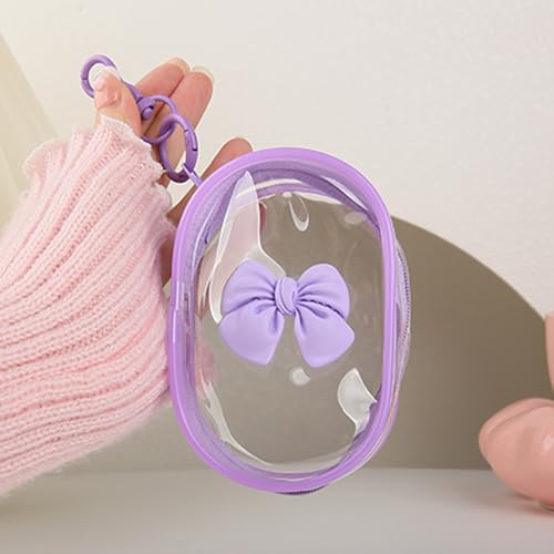 QLD COVER Aufbewahrungstasche für Ladekabel, niedliches 3D-Fliege, Wellen-Design, transparent, kompakt, Reisekabel, Aufbewahrungsbox, elektronisches Zubehör, Ladekabel, Draht-Organizer, violette QLD COVER Aufbewahrungstasche für Ladekabel, niedliches 3D-Fliege, Wellen-Design, transparent, kompakt, Reisekabel, Aufbewahrungsbox, elektronisches Zubehör, Ladekabel, Draht-Organizer, violette von QLD COVER