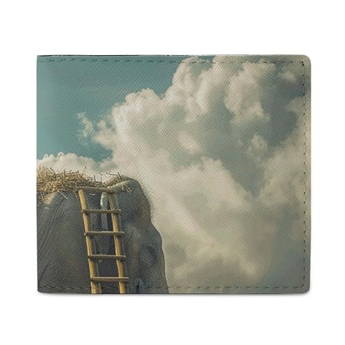 QLPTM On Wooden Ladder Leather Wallets for Women Men Slim Purse Card Holder Credit Card Wallet Small Bifold Wallet, On Wooden Ladder, One Size, Casual, Auf Holzleiter, Einheitsgröße, Casual QLPTM On Wooden Ladder Leather Wallets for Women Men Slim Purse Card Holder Credit Card Wallet Small Bifold Wallet, On Wooden Ladder, One Size, Casual, Auf Holzleiter, Einheitsgröße, Casual von QLPTM