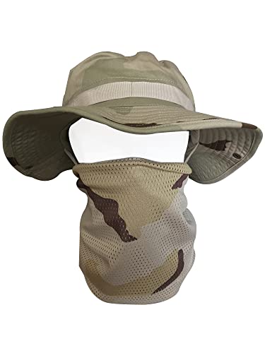 QMFIVE Taktische Boonie Hut Schal Unisex Camouflage Abgerundete Hut Fischer für Tactical Airsoft Paintball Aufstieg Camping (A-DC, 1) von QMFIVE