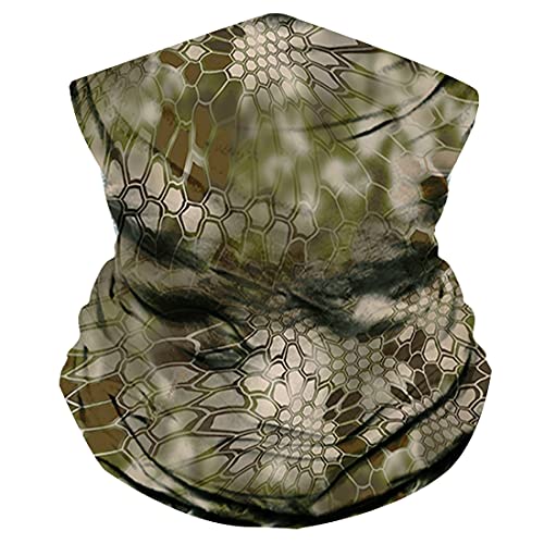 QMFIVE Taktischer Tarnungs-Schal, Unisex Mehrzweckmilitärstirnband-Art-Kopf-Verpackungs-Gesichts-Ineinander greifen-Halstuch von QMFIVE