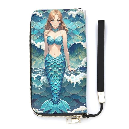 QMKFWT Blue Waves Squama Meerjungfrauen-Geldbörse, großes Fassungsvermögen, Clutch, Bargeld, PU-Leder, langer Reißverschluss, Uni, weiß, 20 x 10,5 cm, Geldbörse, weiß, 20x10.5cm, Brieftasche QMKFWT Blue Waves Squama Meerjungfrauen-Geldbörse, großes Fassungsvermögen, Clutch, Bargeld, PU-Leder, langer Reißverschluss, Uni, weiß, 20 x 10,5 cm, Geldbörse, weiß, 20x10.5cm, Brieftasche von QMKFWT