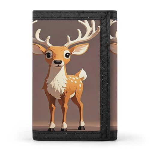 QMKFWT Deer Casual Wallet Kreditkartenetui Premium Dokument Organizer Etui für Männer und Frauen von QMKFWT