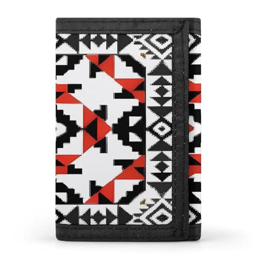 QMKFWT Dekorative Kunst-Geldbörse, Kreditkartenhalter, Premium-Dokumenten-Organizer, Etui für Damen und Herren von QMKFWT