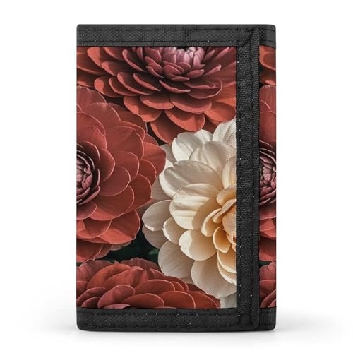 QMKFWT Dokumenten-Organizer für Damen und Herren, Rot und Blassblumen, lässig, Kreditkartenhalter, Premium-Dokumenten-Organizer QMKFWT Dokumenten-Organizer für Damen und Herren, Rot und Blassblumen, lässig, Kreditkartenhalter, Premium-Dokumenten-Organizer von QMKFWT