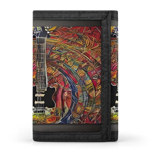 QMKFWT Farbige Geldbörse für Akustik- und Gitarre, Kreditkartenhalter, Premium-Dokumenten-Organizer, für Damen und Herren QMKFWT Farbige Geldbörse für Akustik- und Gitarre, Kreditkartenhalter, Premium-Dokumenten-Organizer, für Damen und Herren von QMKFWT