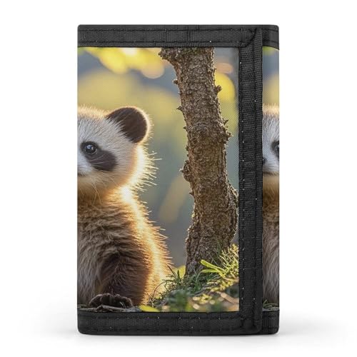 QMKFWT Foolish Cute Animal Casual Wallet Credit Card Holder Premium Document Organizer Case for Men And Women von QMKFWT