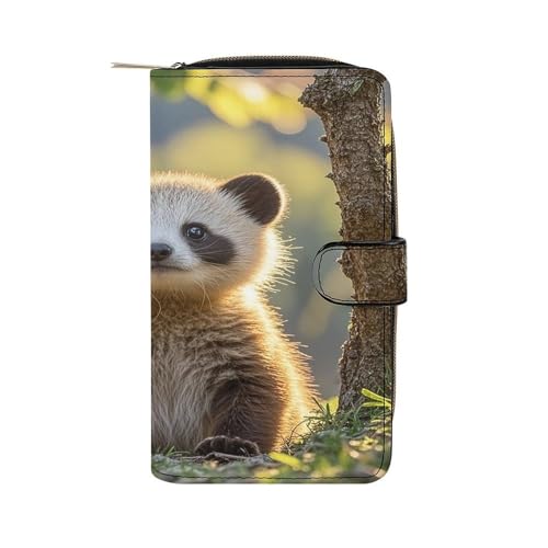QMKFWT Foolish Cute Animal Leather Wallet Long Checkbook Wallets Classic Bifold Ladies Clutch with ID Window QMKFWT Foolish Cute Animal Leather Wallet Long Checkbook Wallets Classic Bifold Ladies Clutch with ID Window von QMKFWT