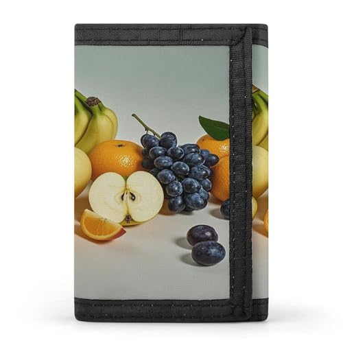 QMKFWT Fruits Casual Wallet Kreditkartenetui Premium Dokument Organizer Etui für Männer und Frauen von QMKFWT