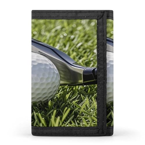 QMKFWT Golfball-Geldbörse, Kreditkartenhalter, Premium-Dokumenten-Organizer, für Damen und Herren von QMKFWT