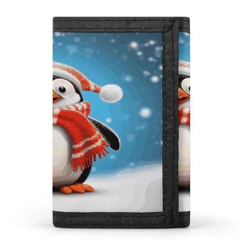 QMKFWT Lustiger Pinguin-Geldbeutel, Kreditkartenhalter, Premium-Dokumenten-Organizer, für Damen und Herren QMKFWT Lustiger Pinguin-Geldbeutel, Kreditkartenhalter, Premium-Dokumenten-Organizer, für Damen und Herren von QMKFWT