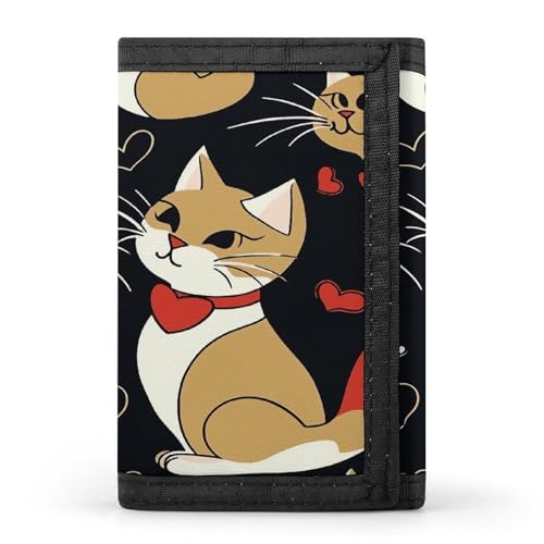 QMKFWT Pärchen Katzen Casual Wallet Kreditkartenhalter Premium Dokument Organizer Etui für Männer und Frauen QMKFWT Pärchen Katzen Casual Wallet Kreditkartenhalter Premium Dokument Organizer Etui für Männer und Frauen von QMKFWT