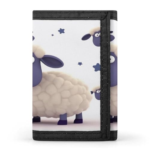 QMKFWT Sheep Casual Wallet Kreditkartenetui Premium Dokument Organizer Etui für Männer und Frauen von QMKFWT