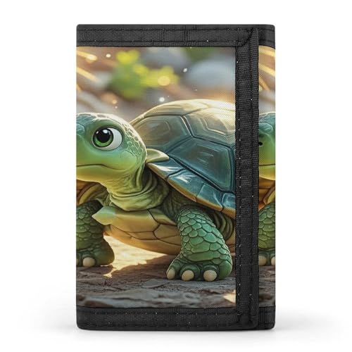 Turtle in The Sun Casual Wallet Credit Card Holder Premium Document Organizer Case for Men And Women Turtle in The Sun Casual Wallet Credit Card Holder Premium Document Organizer Case for Men And Women von QMKFWT