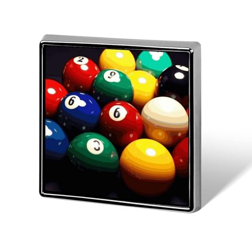Anstecknadel für Billard-Anzug, modische Anstecknadeln für Männer und Frauen, für Rucksäcke, lustige Hut-Brosche, personalisierte Tasche, Revers, Abzeichen, Metall, Neuheit Knöpfe und Anstecknadeln Anstecknadel für Billard-Anzug, modische Anstecknadeln für Männer und Frauen, für Rucksäcke, lustige Hut-Brosche, personalisierte Tasche, Revers, Abzeichen, Metall, Neuheit Knöpfe und Anstecknadeln von QMNBTES