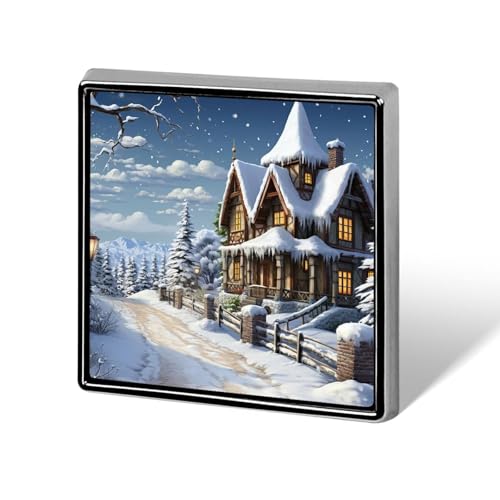 Anstecknadel für Weihnachten, Winteranzug, modische Anstecknadeln für Männer und Frauen, für Rucksäcke, lustige Hut-Brosche, Anstecknadel, personalisierte Tasche, Revers, Abzeichen, Metall, Neuheit von QMNBTES