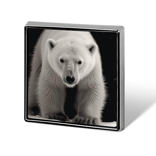 Anstecknadel mit Eisbär-Anzug, modische Anstecknadeln für Männer und Frauen, für Rucksäcke, lustige Hut-Brosche, Anstecknadel, personalisierte Tasche, Revers, Abzeichen, Metall, Neuheit Knöpfe und von QMNBTES